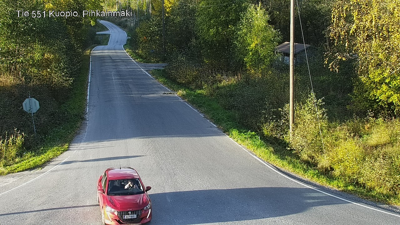 Kelikamerat Kuva Tie 551 Kuopio, Pihkainmäki, Kuopio, Pohjois-Savo
