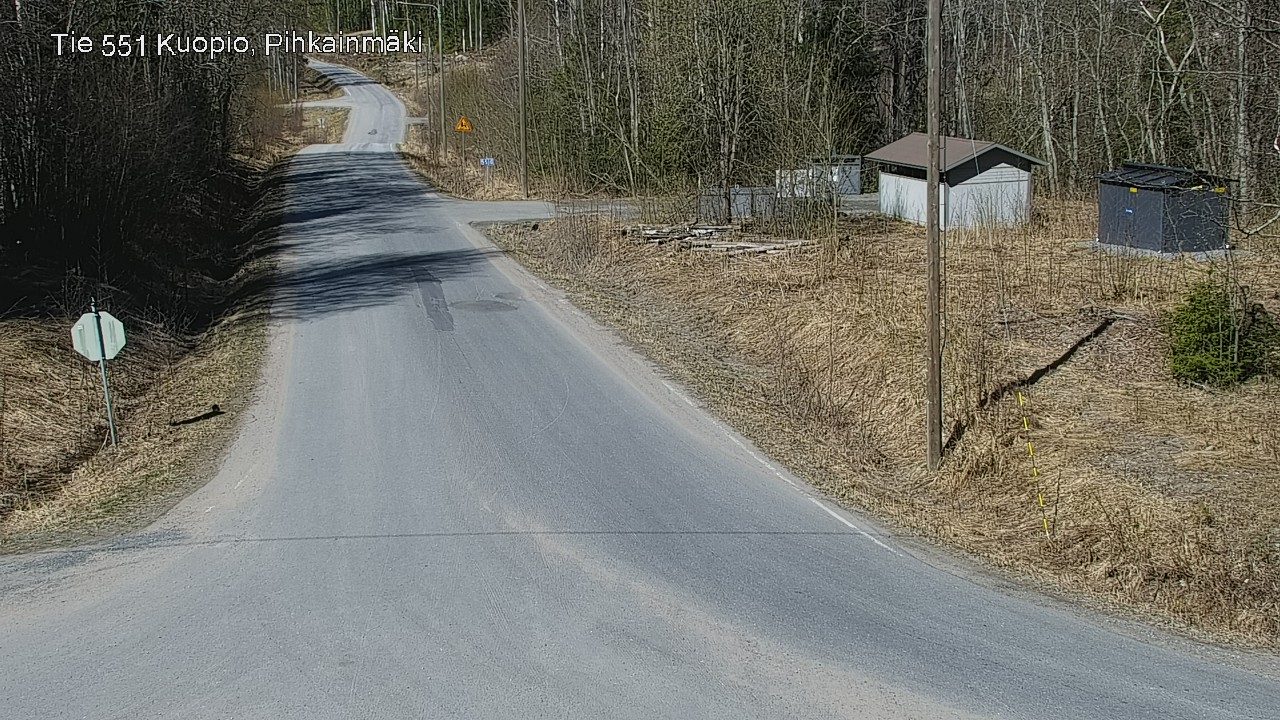 Weather Camera Image Road 551 Kuopio, Pihkainmäki, Kuopio, Pohjois-Savo