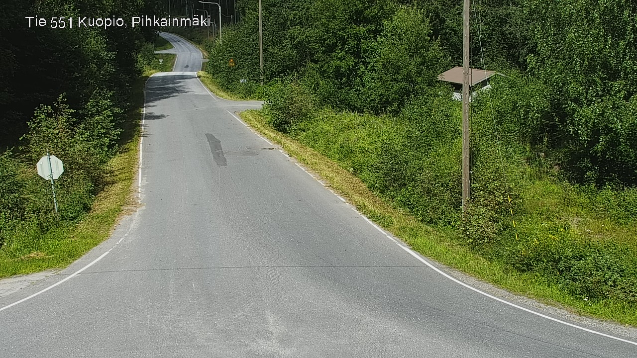 Kelikamerat Kuva Tie 551 Kuopio, Pihkainmäki, Kuopio, Pohjois-Savo