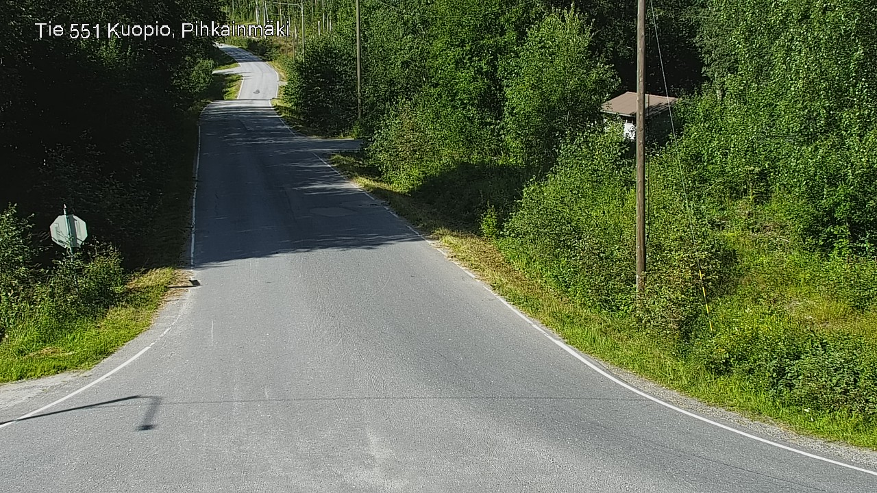 Kelikamerat Kuva Tie 551 Kuopio, Pihkainmäki, Kuopio, Pohjois-Savo