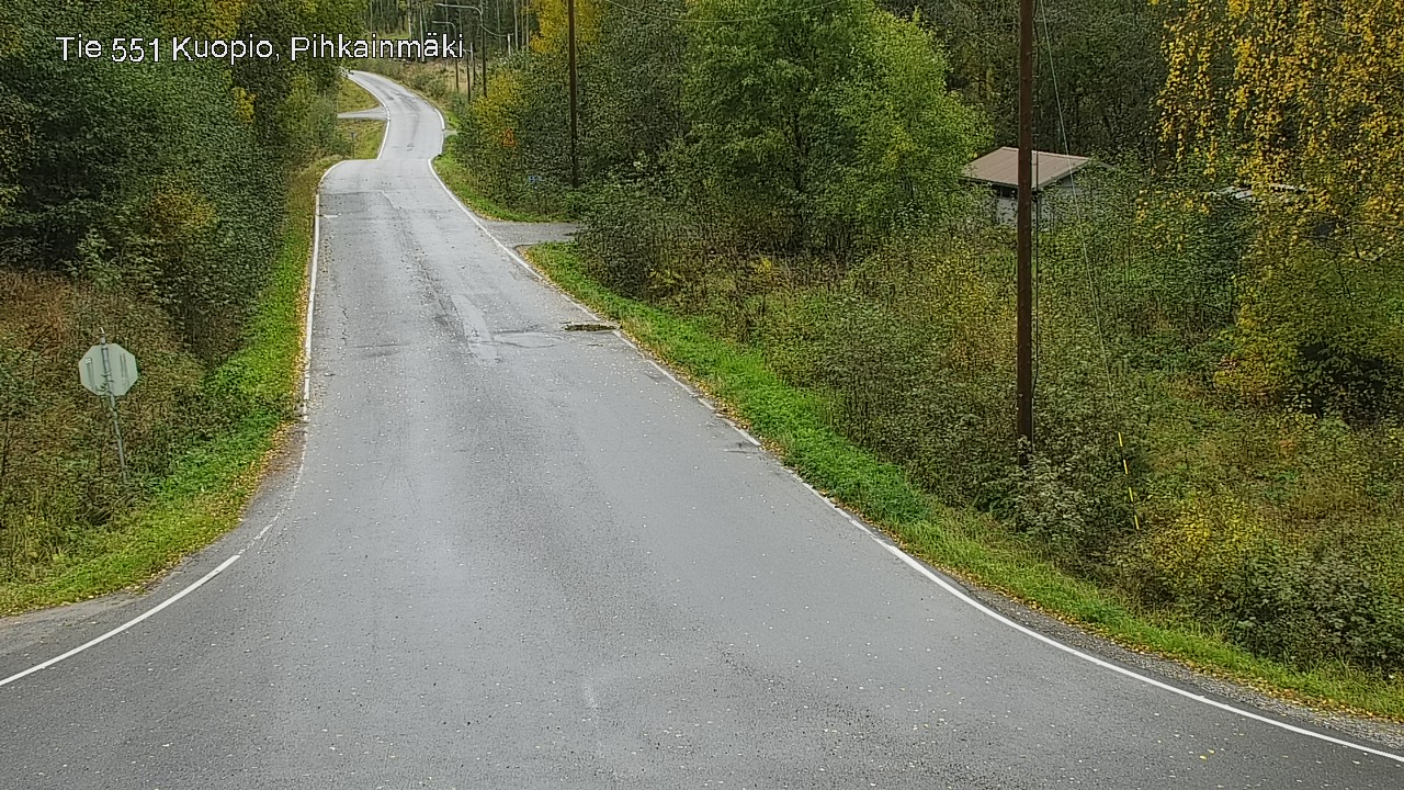 Weather Camera Image Road 551 Kuopio, Pihkainmäki, Kuopio, Pohjois-Savo