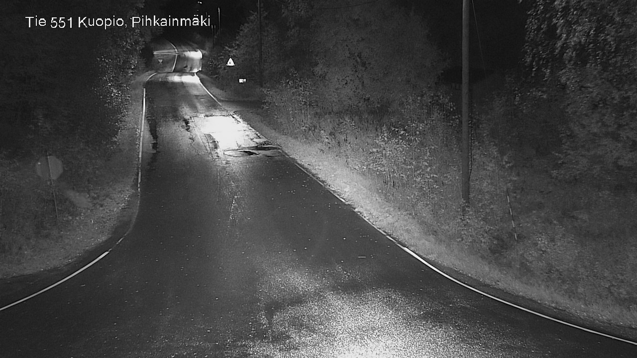 Weather Camera Image Road 551 Kuopio, Pihkainmäki, Kuopio, Pohjois-Savo