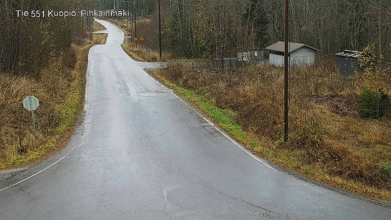 Weather Camera Image Väg 551 Kuopio, Pihkainmäki, Kuopio, Pohjois-Savo