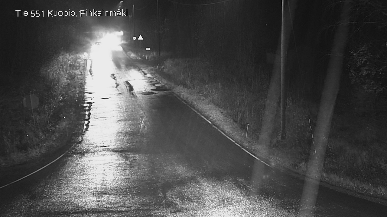 Weather Camera Image Väg 551 Kuopio, Pihkainmäki, Kuopio, Pohjois-Savo