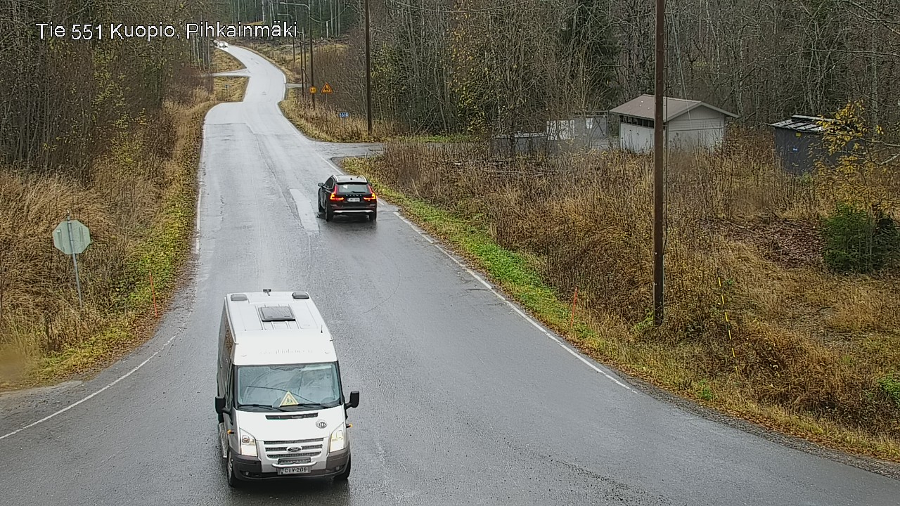 Weather Camera Image Väg 551 Kuopio, Pihkainmäki, Kuopio, Pohjois-Savo