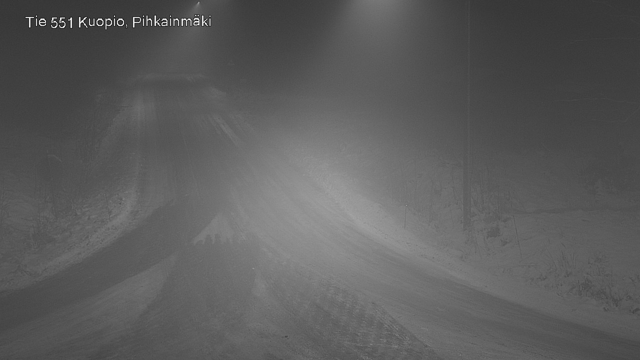 Weather Camera Image Road 551 Kuopio, Pihkainmäki, Kuopio, Pohjois-Savo