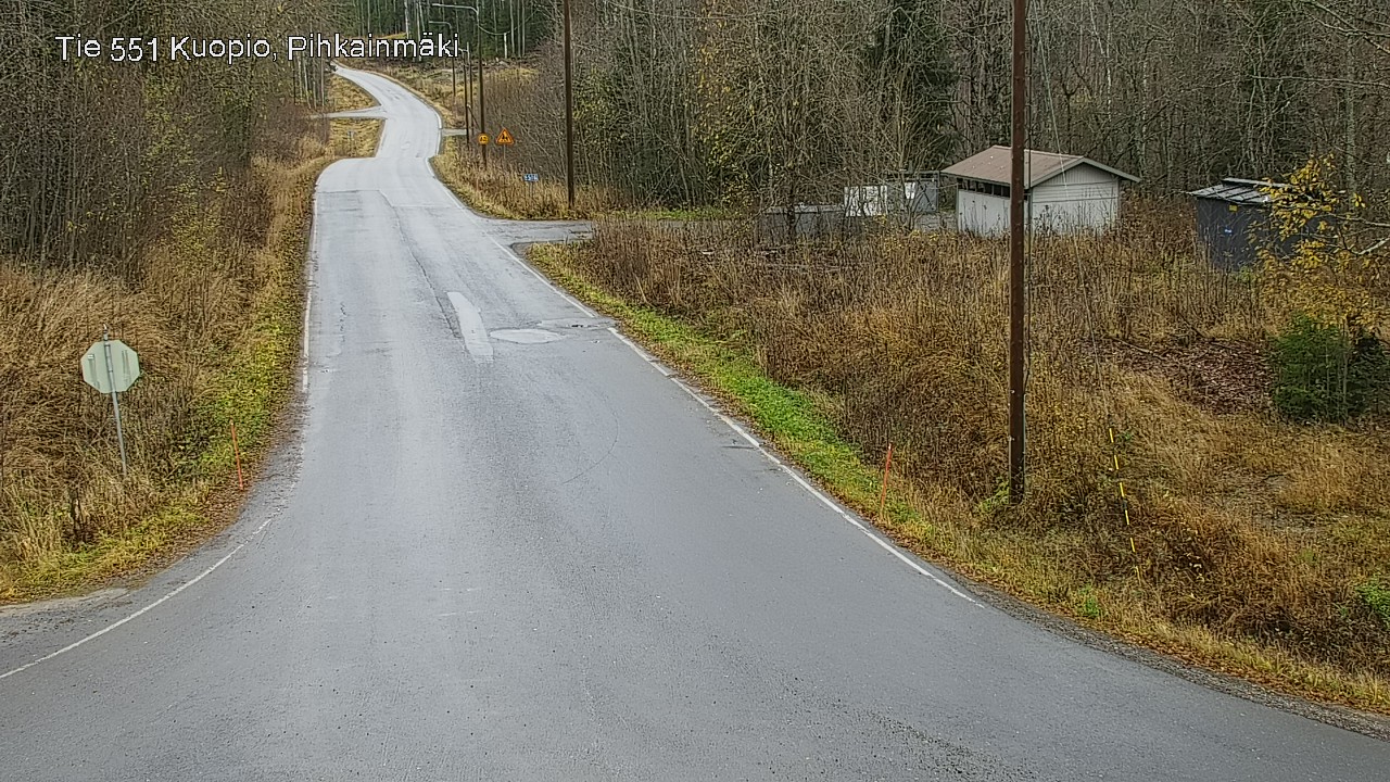 Weather Camera Image Väg 551 Kuopio, Pihkainmäki, Kuopio, Pohjois-Savo
