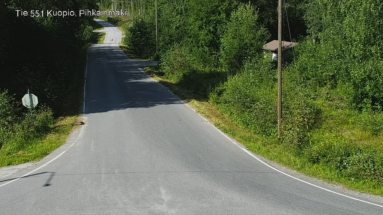 Kelikamerat Kuva Tie 551 Kuopio, Pihkainmäki, Kuopio, Pohjois-Savo