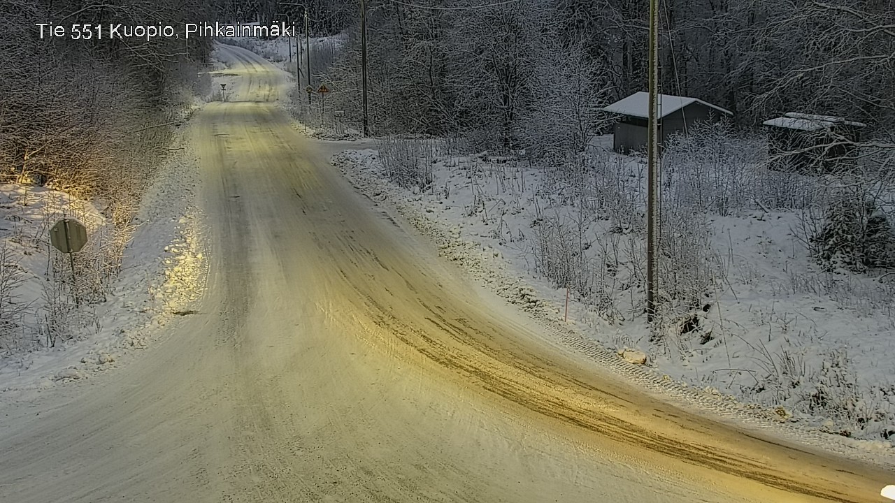 Kelikamerat Kuva Tie 551 Kuopio, Pihkainmäki, Kuopio, Pohjois-Savo