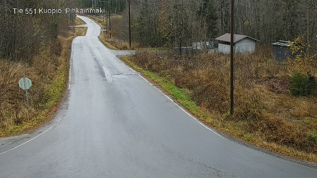 Weather Camera Image Väg 551 Kuopio, Pihkainmäki, Kuopio, Pohjois-Savo