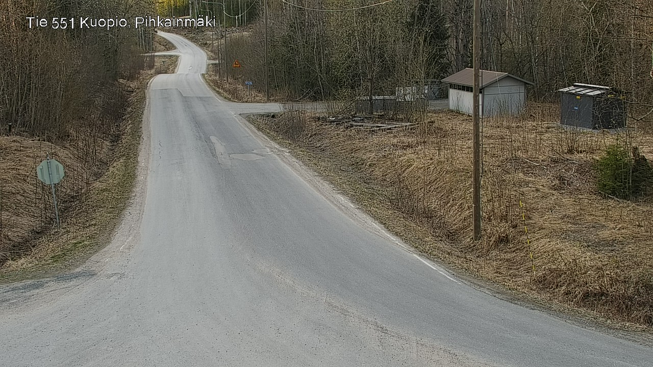 Weather Camera Image Road 551 Kuopio, Pihkainmäki, Kuopio, Pohjois-Savo