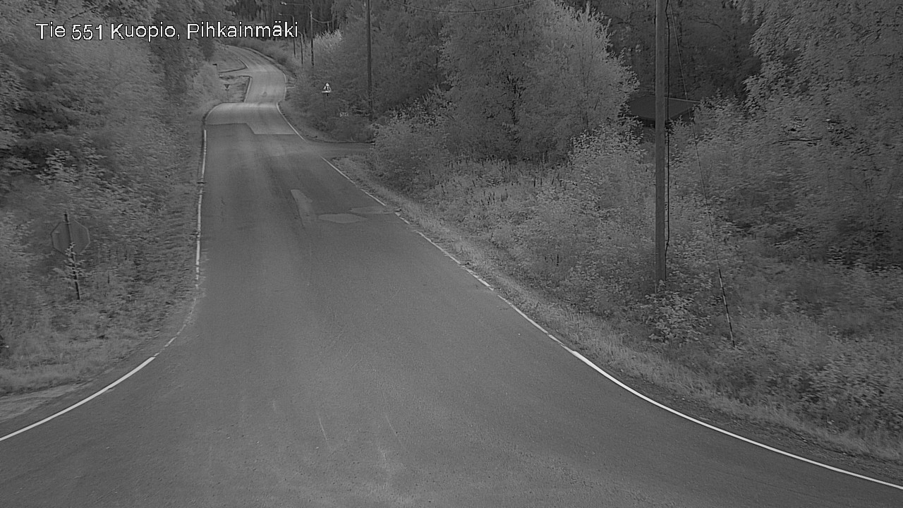 Kelikamerat Kuva Tie 551 Kuopio, Pihkainmäki, Kuopio, Pohjois-Savo
