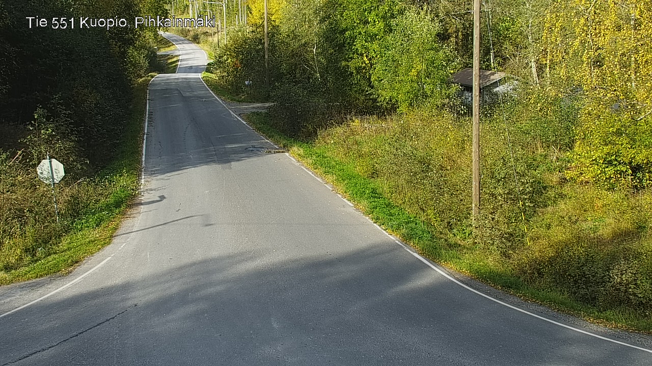Kelikamerat Kuva Tie 551 Kuopio, Pihkainmäki, Kuopio, Pohjois-Savo