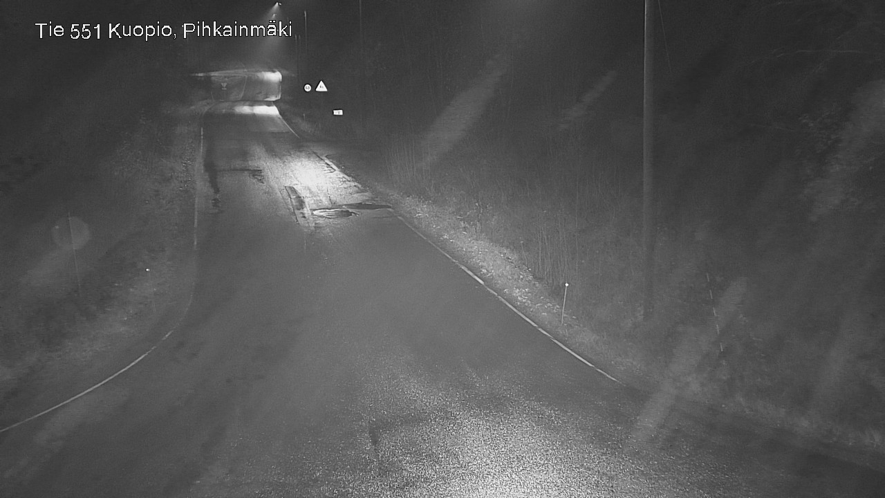 Weather Camera Image Road 551 Kuopio, Pihkainmäki, Kuopio, Pohjois-Savo