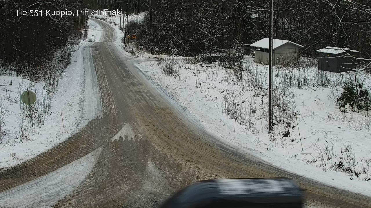 Weather Camera Image Road 551 Kuopio, Pihkainmäki, Kuopio, Pohjois-Savo