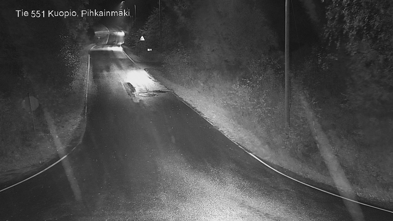 Weather Camera Image Road 551 Kuopio, Pihkainmäki, Kuopio, Pohjois-Savo