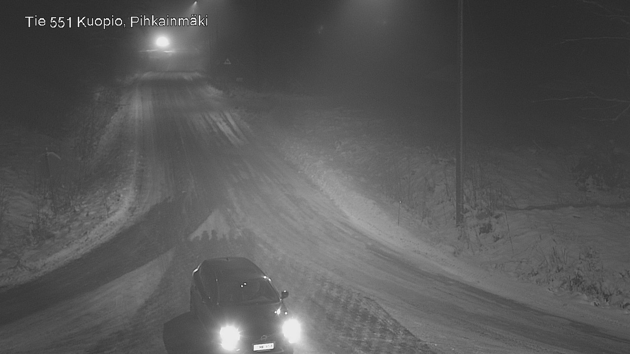 Weather Camera Image Road 551 Kuopio, Pihkainmäki, Kuopio, Pohjois-Savo
