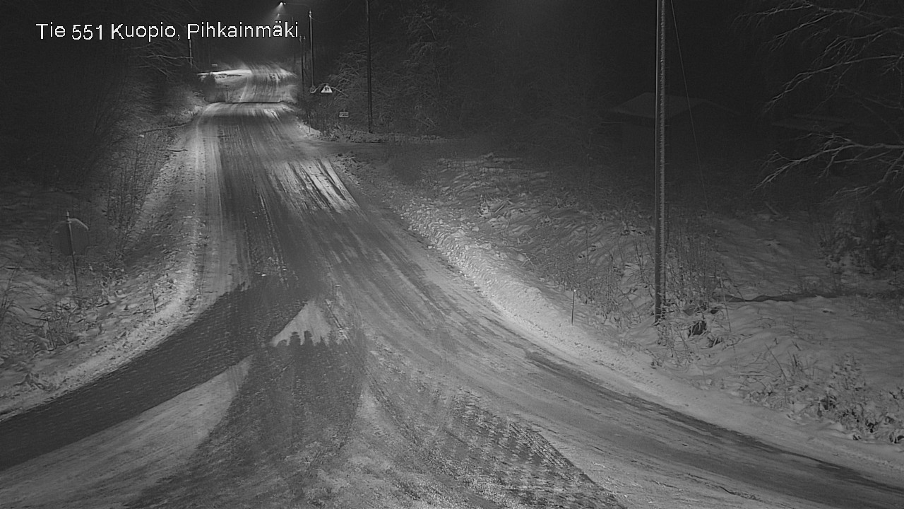 Weather Camera Image Road 551 Kuopio, Pihkainmäki, Kuopio, Pohjois-Savo