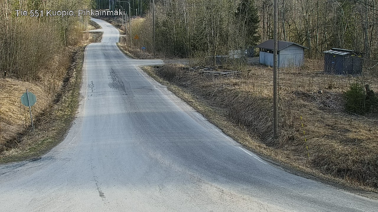 Weather Camera Image Road 551 Kuopio, Pihkainmäki, Kuopio, Pohjois-Savo