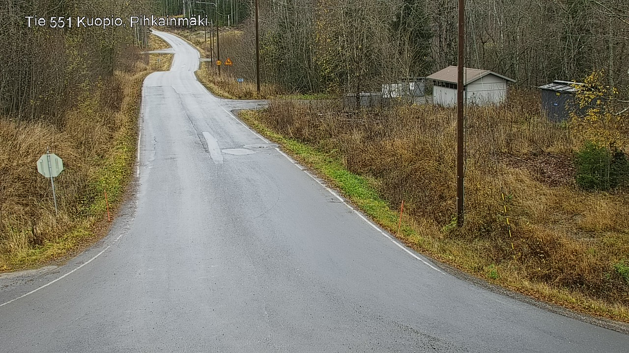 Weather Camera Image Väg 551 Kuopio, Pihkainmäki, Kuopio, Pohjois-Savo