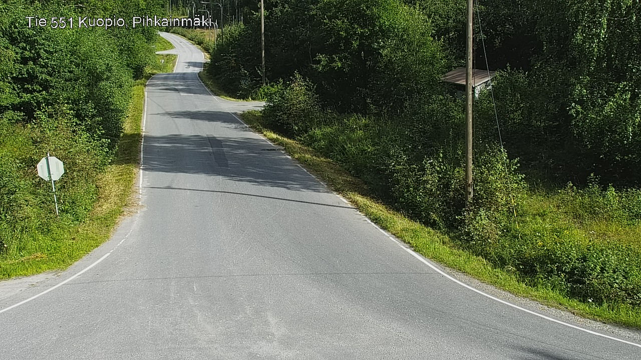 Kelikamerat Kuva Tie 551 Kuopio, Pihkainmäki, Kuopio, Pohjois-Savo