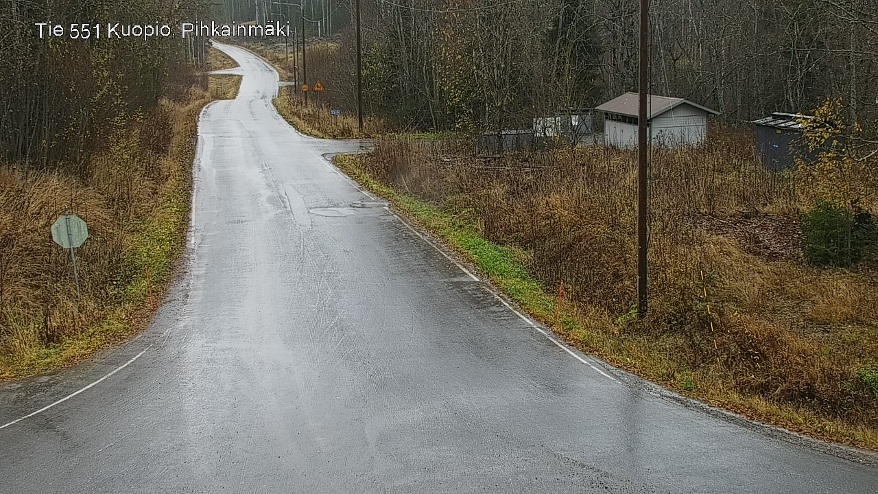 Weather Camera Image Väg 551 Kuopio, Pihkainmäki, Kuopio, Pohjois-Savo
