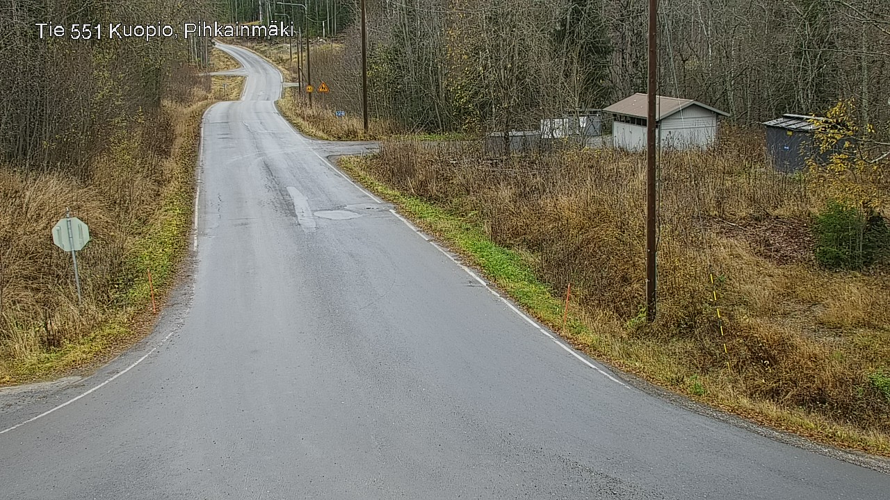 Weather Camera Image Väg 551 Kuopio, Pihkainmäki, Kuopio, Pohjois-Savo