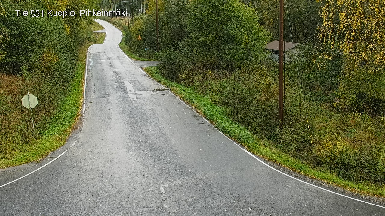 Weather Camera Image Road 551 Kuopio, Pihkainmäki, Kuopio, Pohjois-Savo