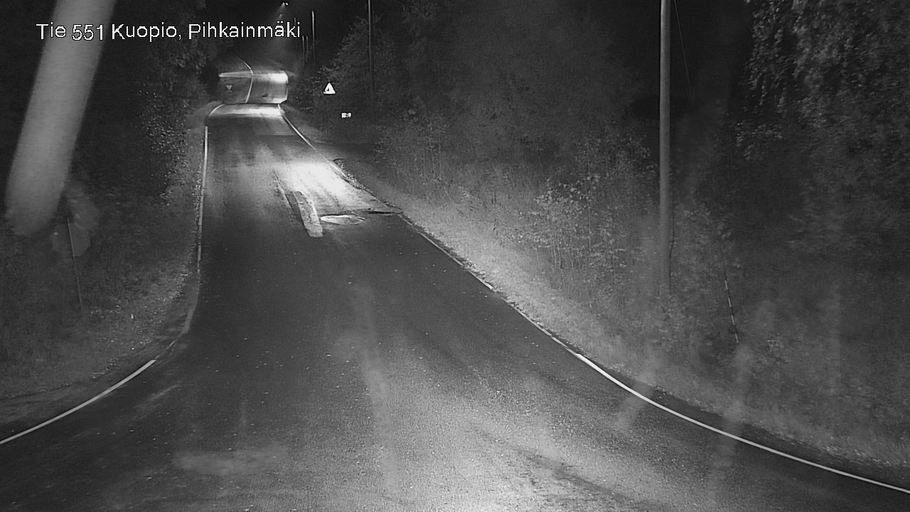 Weather Camera Image Road 551 Kuopio, Pihkainmäki, Kuopio, Pohjois-Savo