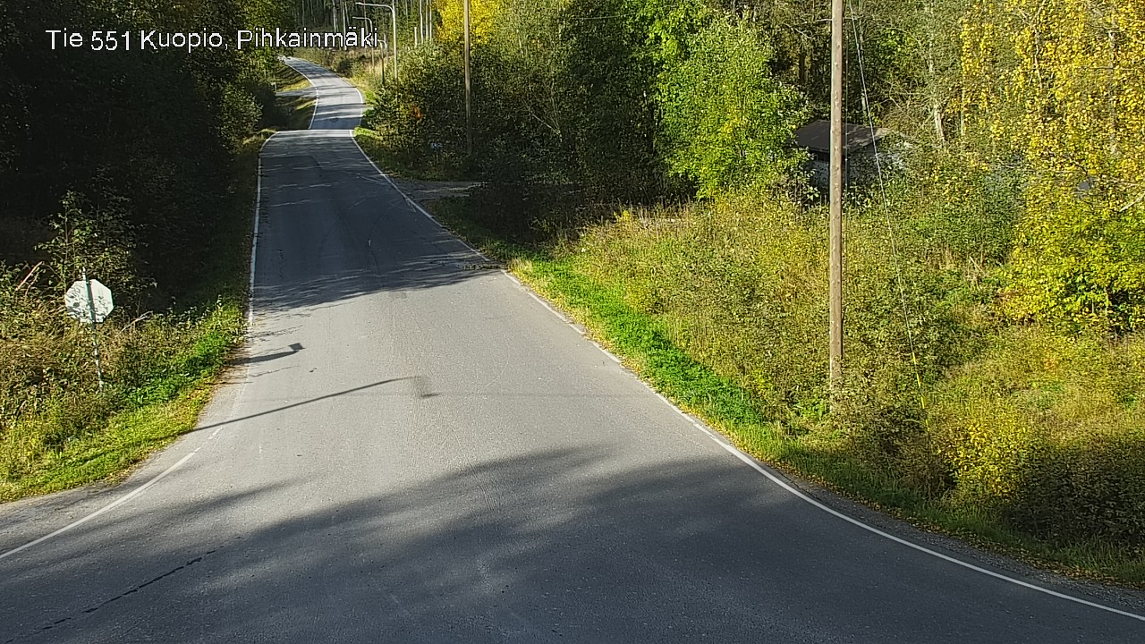 Kelikamerat Kuva Tie 551 Kuopio, Pihkainmäki, Kuopio, Pohjois-Savo