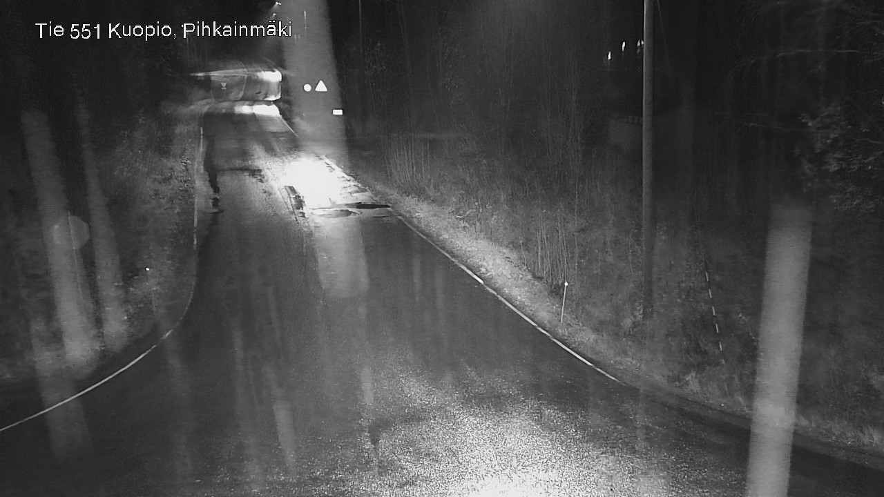 Weather Camera Image Road 551 Kuopio, Pihkainmäki, Kuopio, Pohjois-Savo
