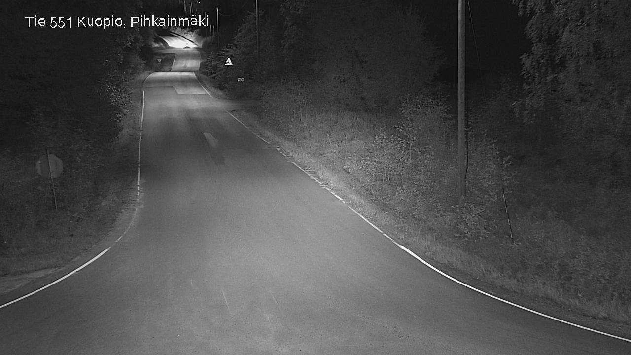 Kelikamerat Kuva Tie 551 Kuopio, Pihkainmäki, Kuopio, Pohjois-Savo