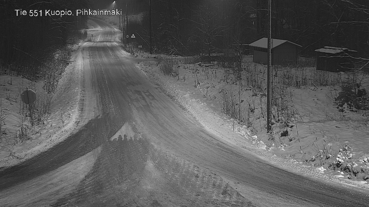 Weather Camera Image Road 551 Kuopio, Pihkainmäki, Kuopio, Pohjois-Savo