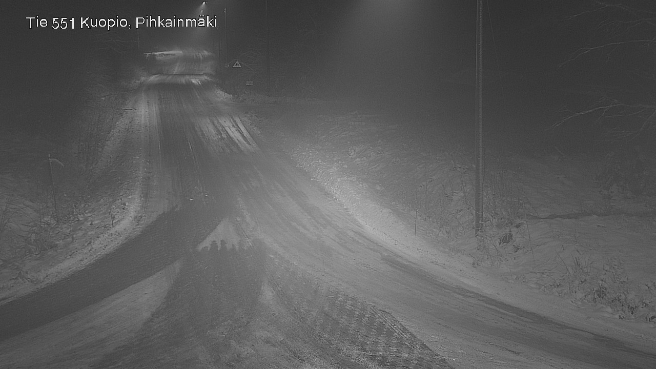 Weather Camera Image Road 551 Kuopio, Pihkainmäki, Kuopio, Pohjois-Savo