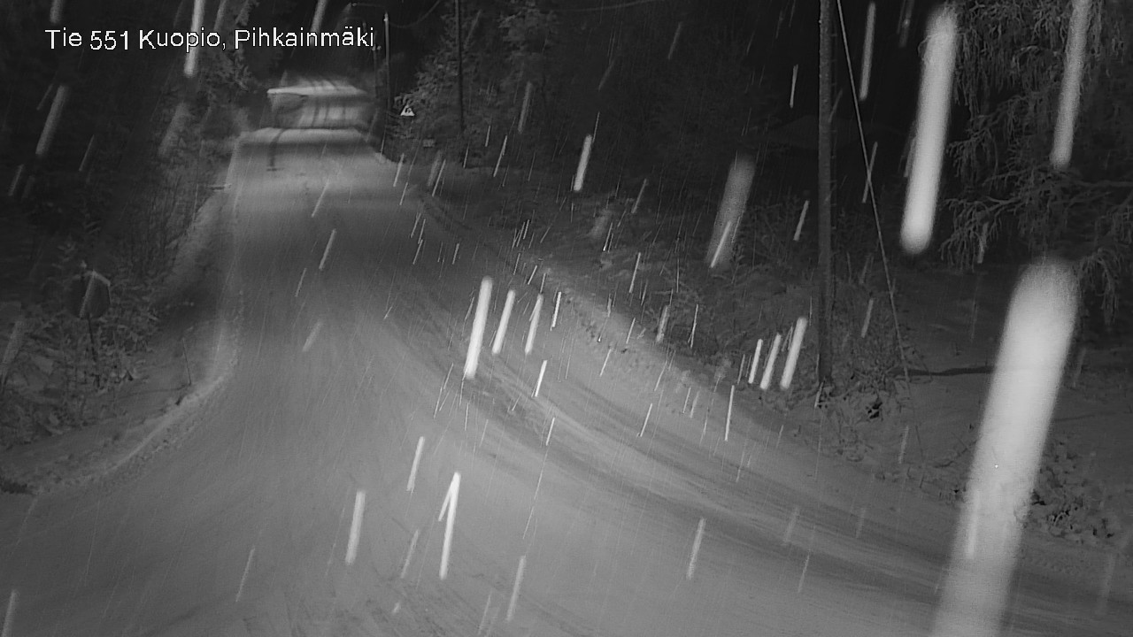 Kelikamerat Kuva Tie 551 Kuopio, Pihkainmäki, Kuopio, Pohjois-Savo