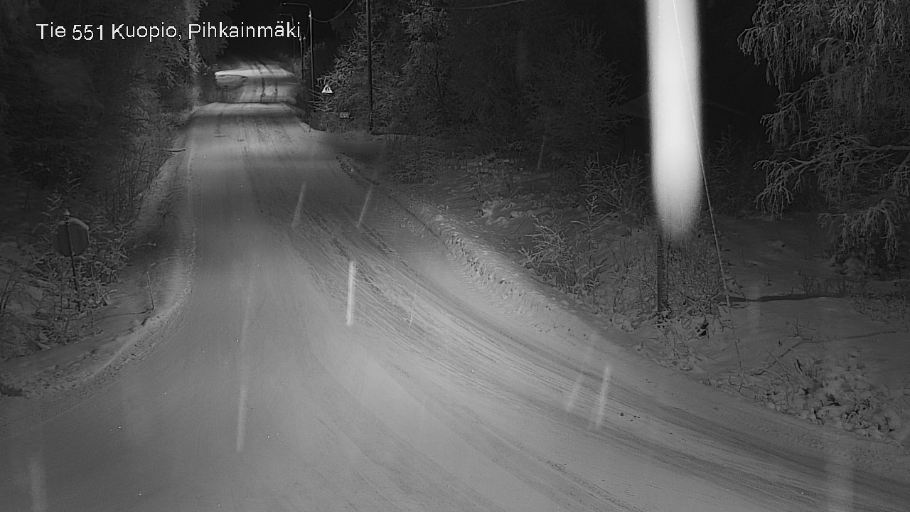 Kelikamerat Kuva Tie 551 Kuopio, Pihkainmäki, Kuopio, Pohjois-Savo