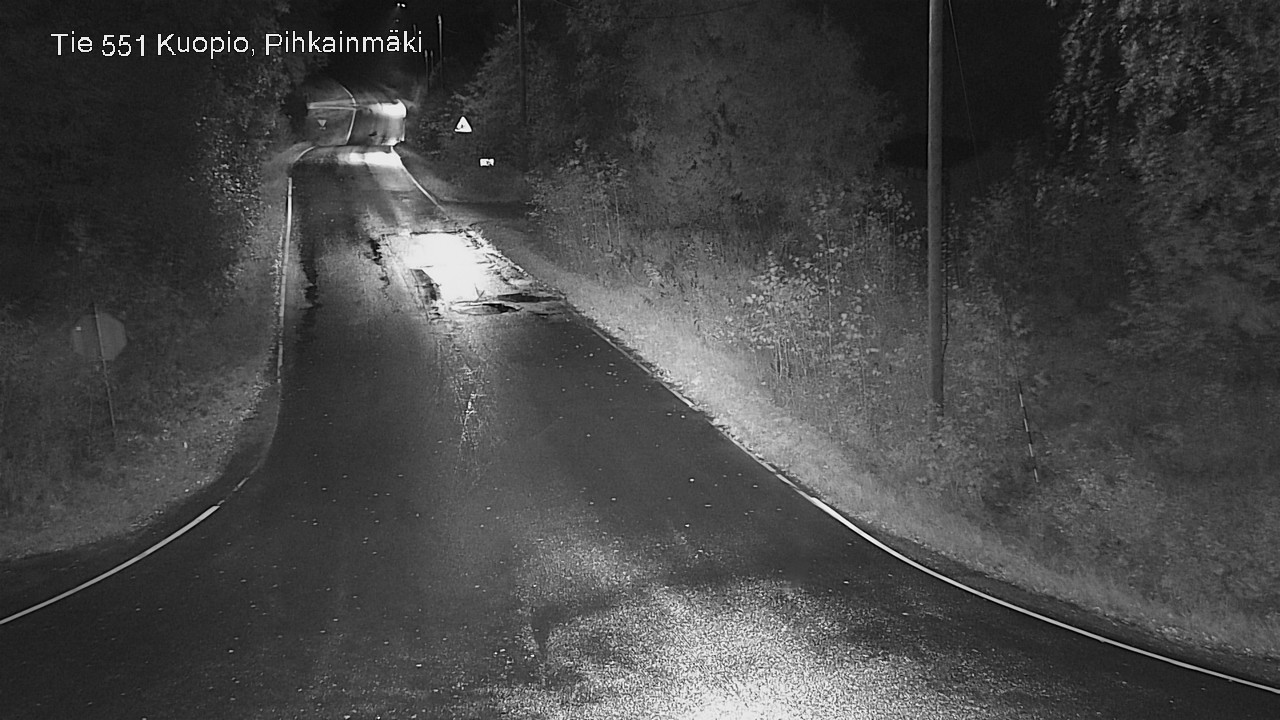 Weather Camera Image Road 551 Kuopio, Pihkainmäki, Kuopio, Pohjois-Savo