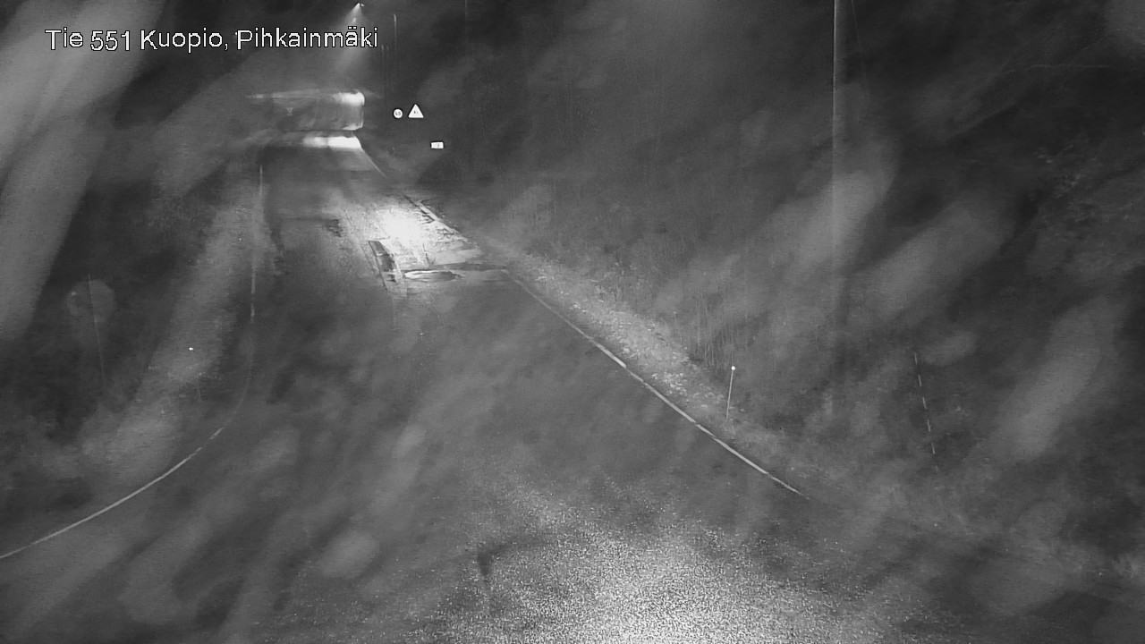 Weather Camera Image Road 551 Kuopio, Pihkainmäki, Kuopio, Pohjois-Savo