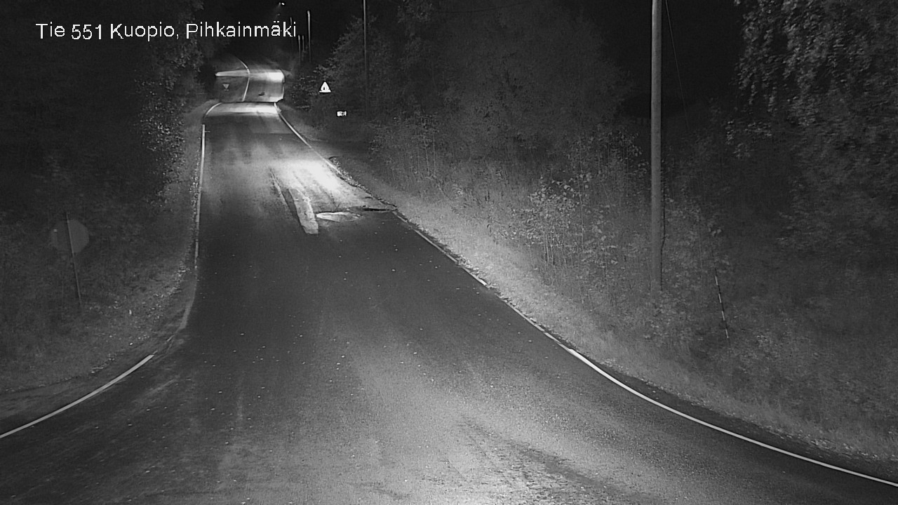 Weather Camera Image Road 551 Kuopio, Pihkainmäki, Kuopio, Pohjois-Savo