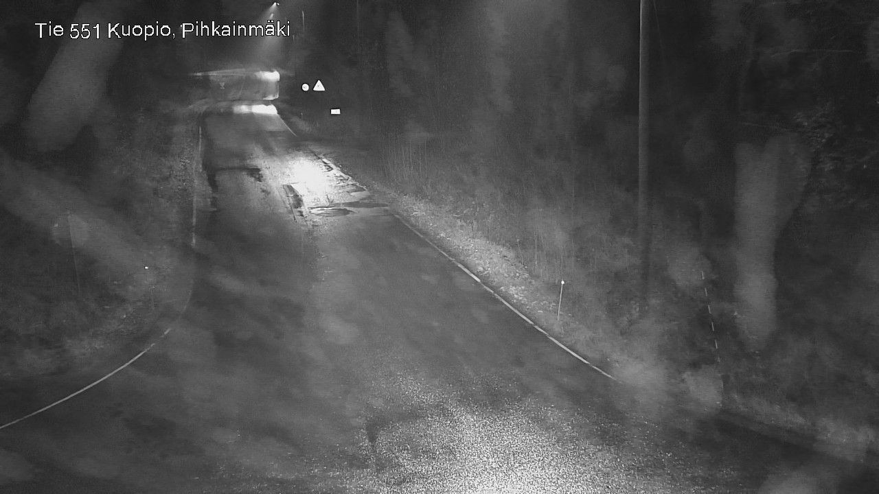 Weather Camera Image Road 551 Kuopio, Pihkainmäki, Kuopio, Pohjois-Savo