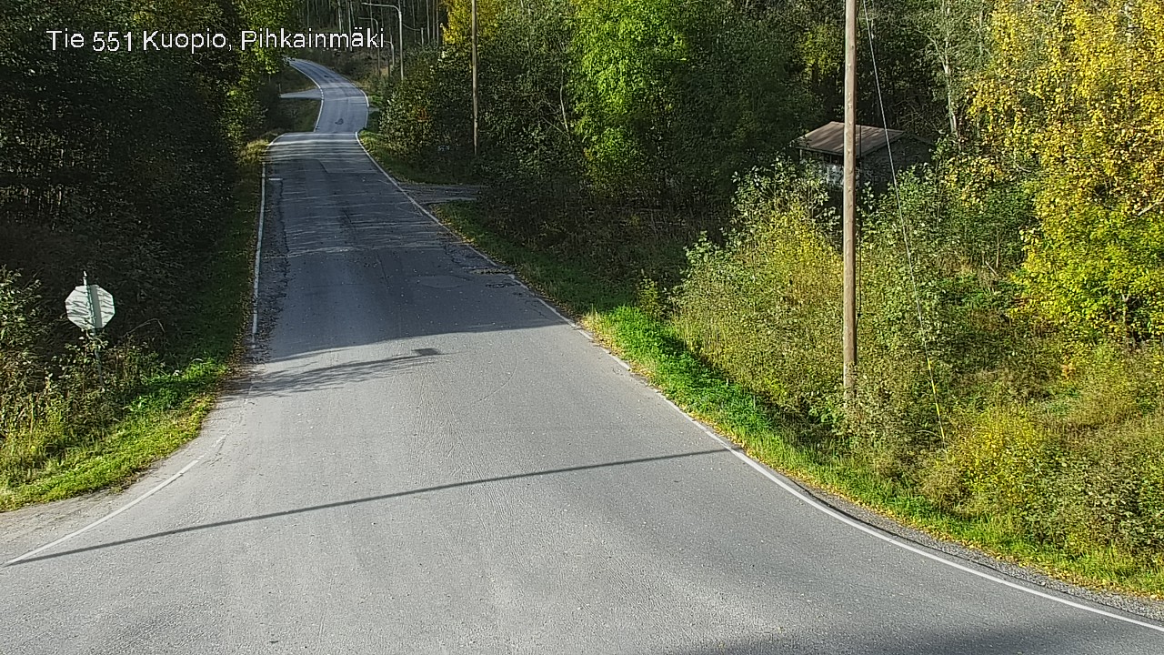 Weather Camera Image Road 551 Kuopio, Pihkainmäki, Kuopio, Pohjois-Savo