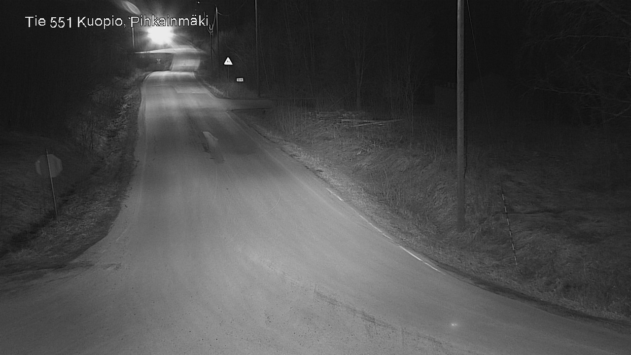 Weather Camera Image Road 551 Kuopio, Pihkainmäki, Kuopio, Pohjois-Savo