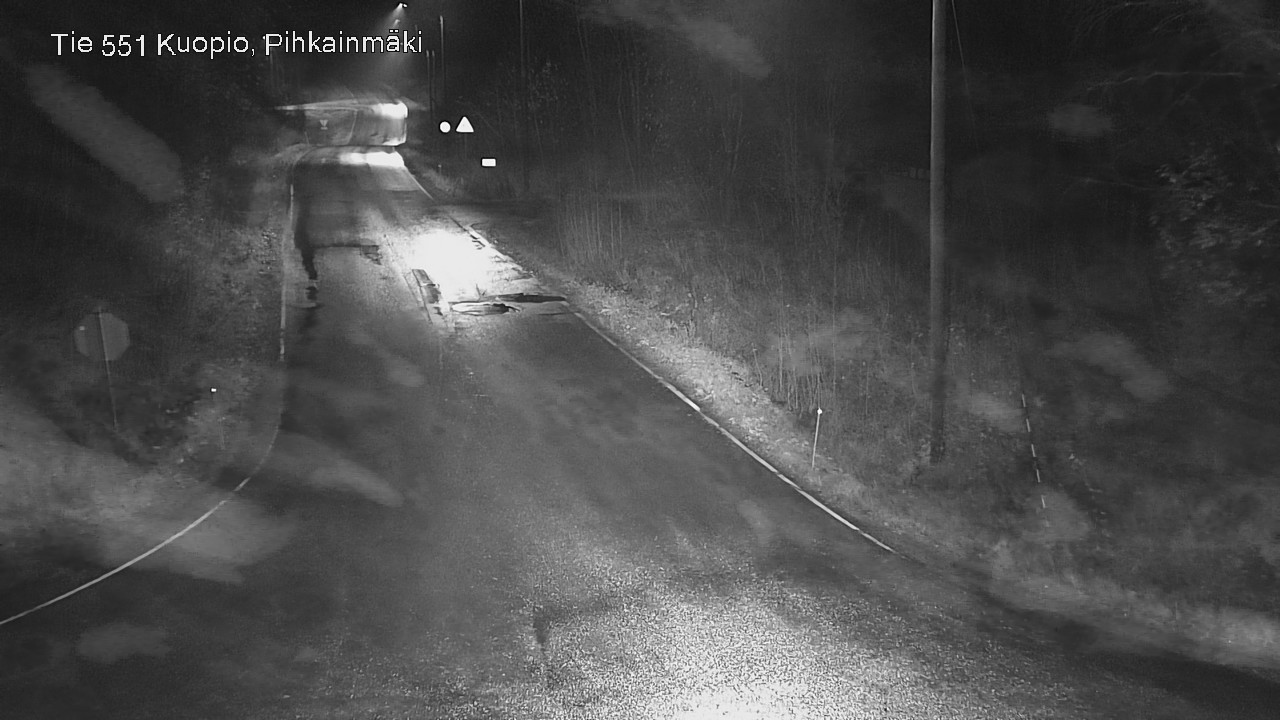 Weather Camera Image Road 551 Kuopio, Pihkainmäki, Kuopio, Pohjois-Savo