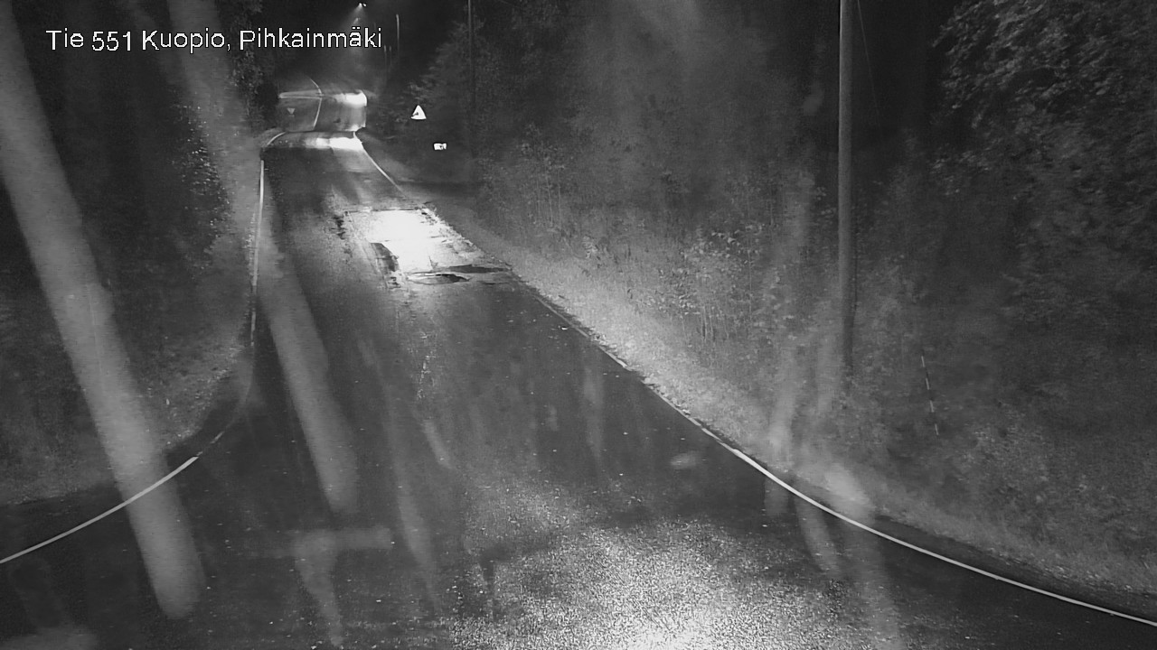 Weather Camera Image Road 551 Kuopio, Pihkainmäki, Kuopio, Pohjois-Savo