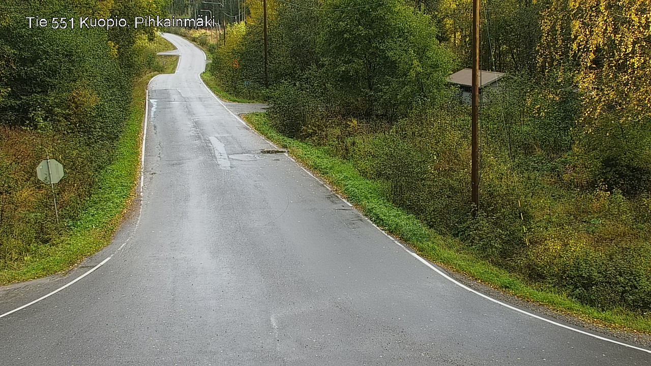 Weather Camera Image Road 551 Kuopio, Pihkainmäki, Kuopio, Pohjois-Savo