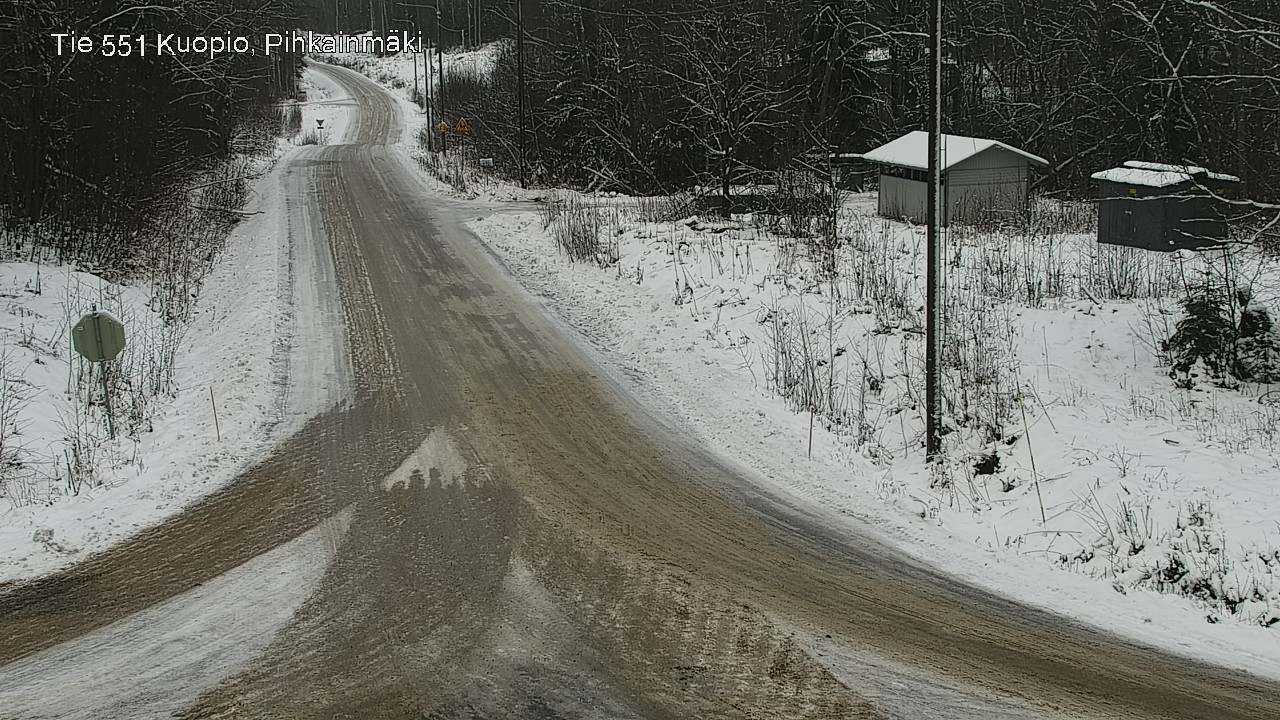 Weather Camera Image Road 551 Kuopio, Pihkainmäki, Kuopio, Pohjois-Savo