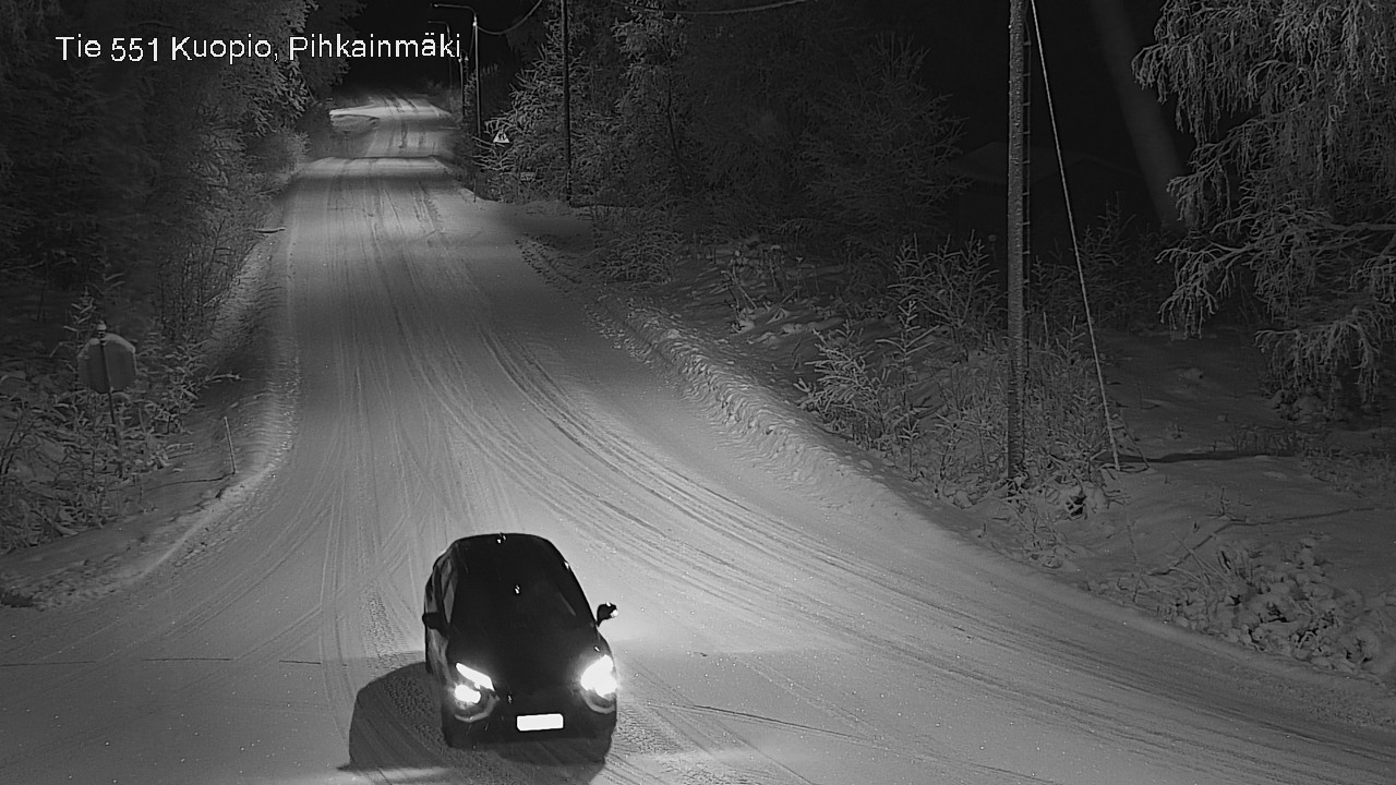 Kelikamerat Kuva Tie 551 Kuopio, Pihkainmäki, Kuopio, Pohjois-Savo