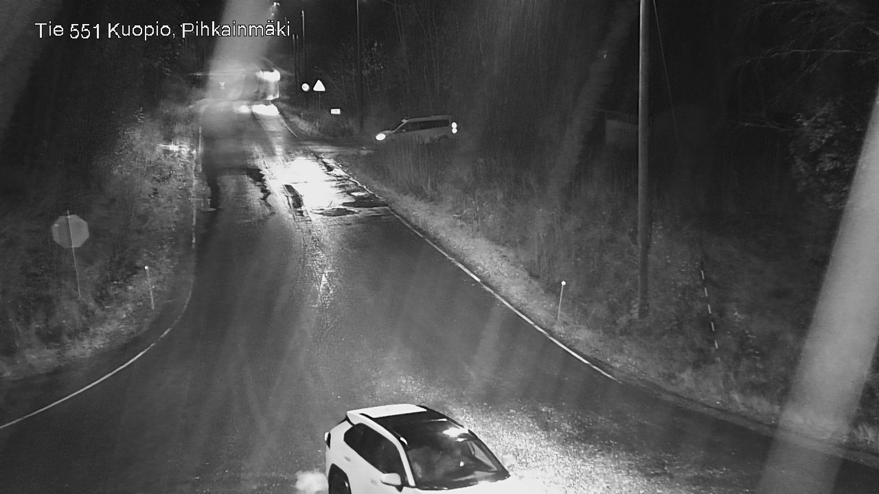 Weather Camera Image Väg 551 Kuopio, Pihkainmäki, Kuopio, Pohjois-Savo