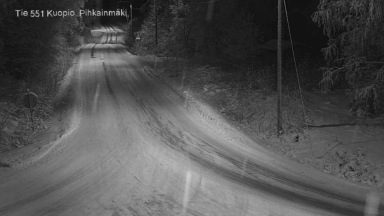 Kelikamerat Kuva Tie 551 Kuopio, Pihkainmäki, Kuopio, Pohjois-Savo