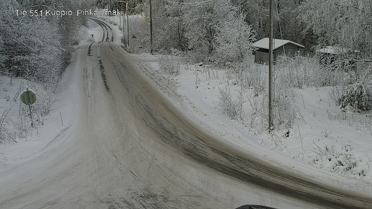 Kelikamerat Kuva Tie 551 Kuopio, Pihkainmäki, Kuopio, Pohjois-Savo